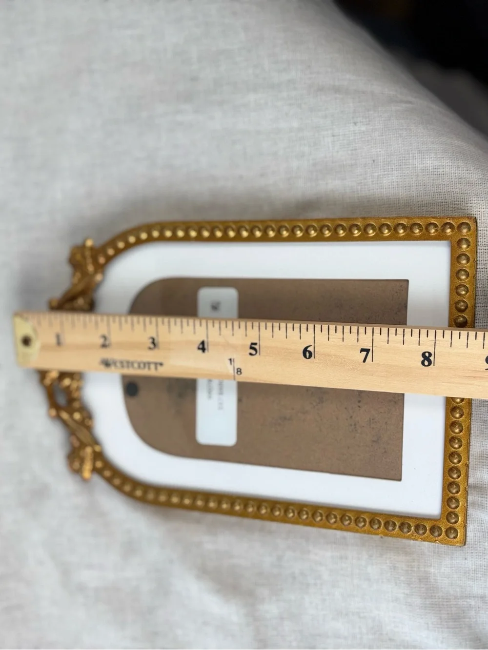 Ornate Baroque Gold Picture Frame 5x7 Easel Back 3.5x5.5 Photo Opening